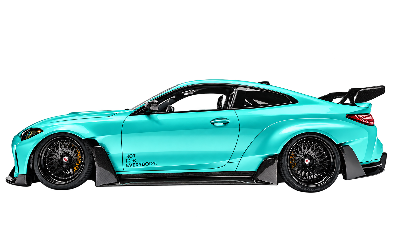 Tiffany blue colour study of an ADRO widebody BMW M4